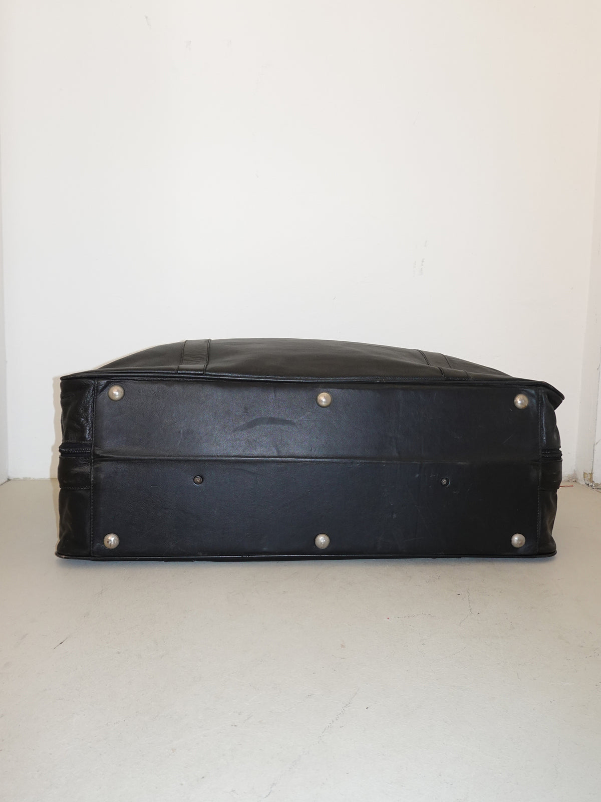 Vintage Prada Saffiano Handle Leather Suitcase