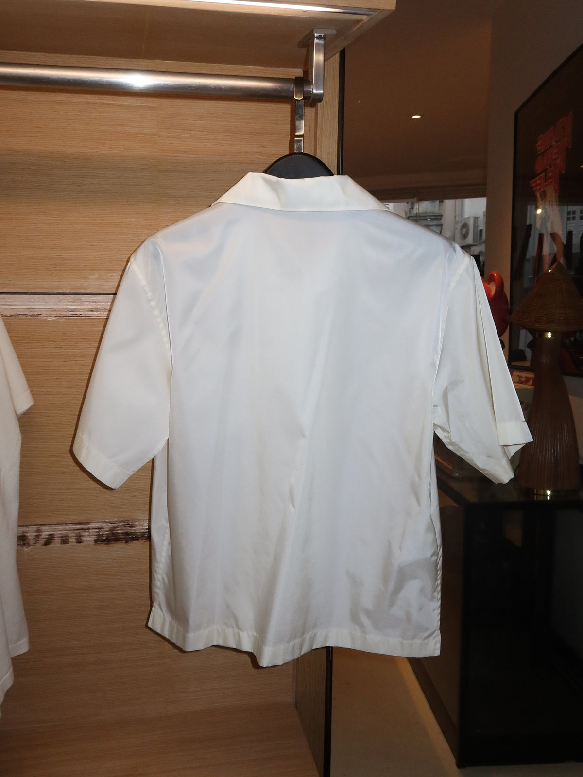 Prada Re-Nylon White Short-sleeve Shirt -