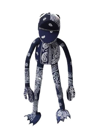 ReadyMade Kermit/Frogman Blue Bandana Plush Figure