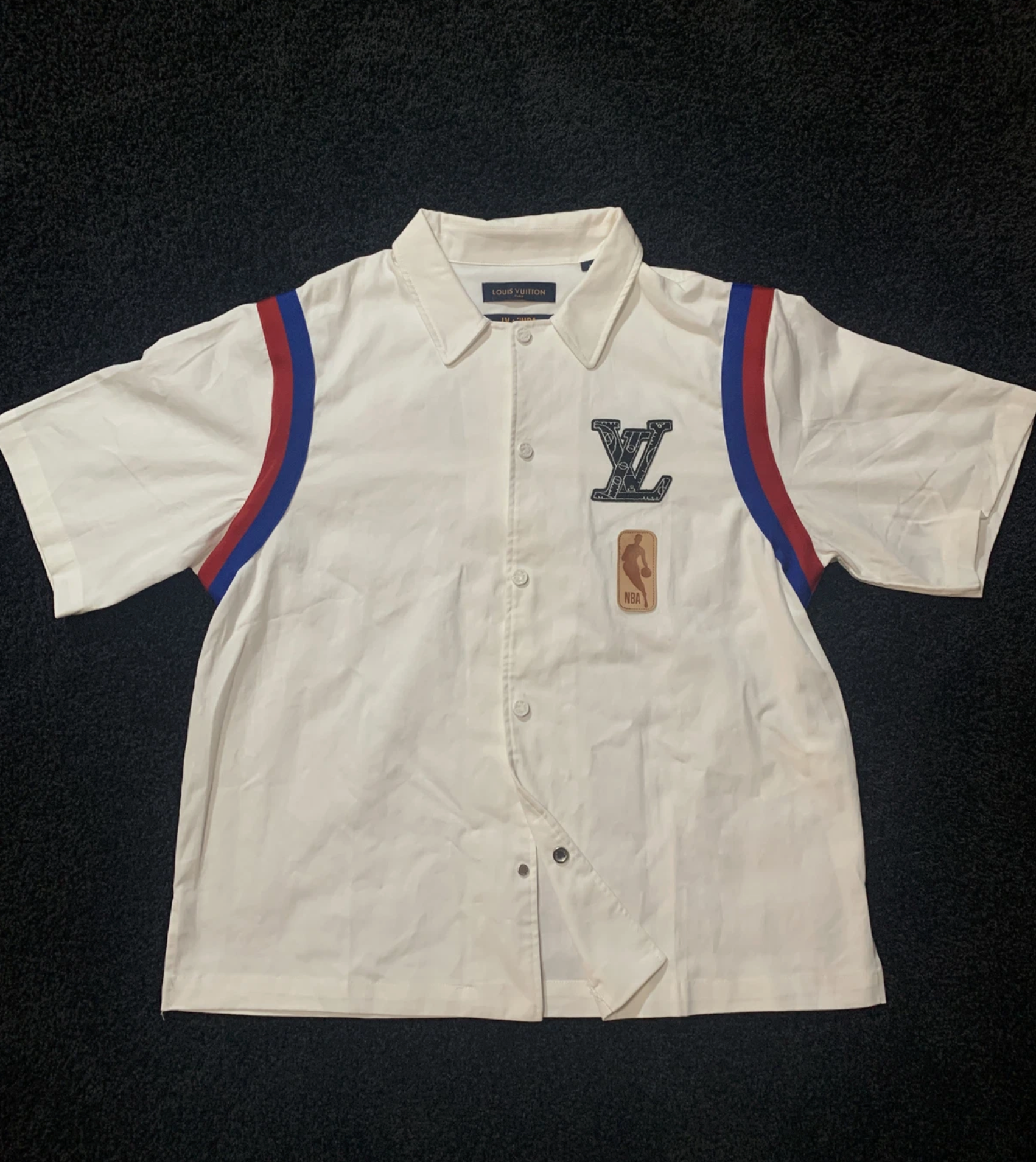 Louis Vuitton X NBA Basketball Short-Sleeved Shirt in Beige