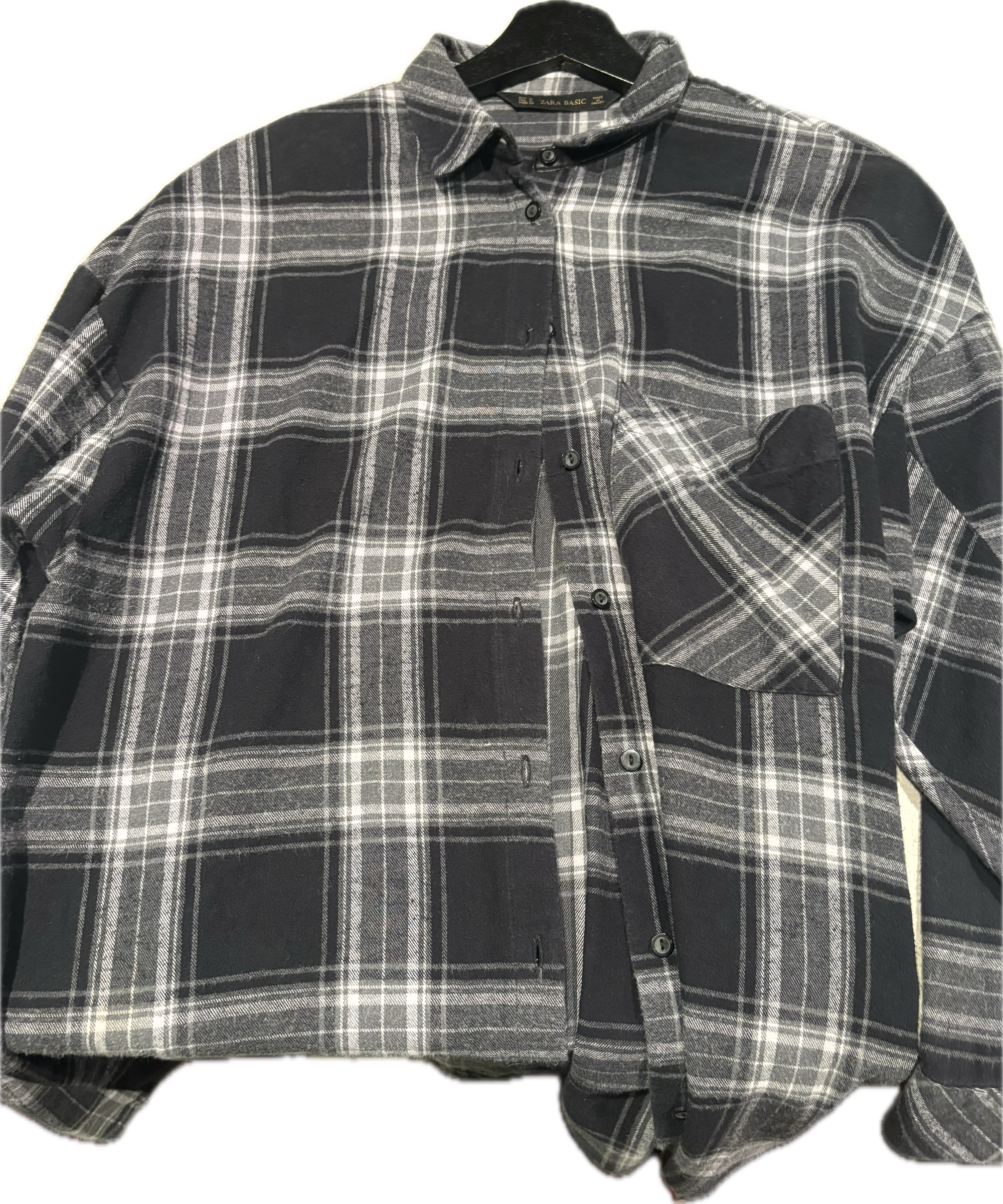 ZARA BASIC FLANNEL LS GREY