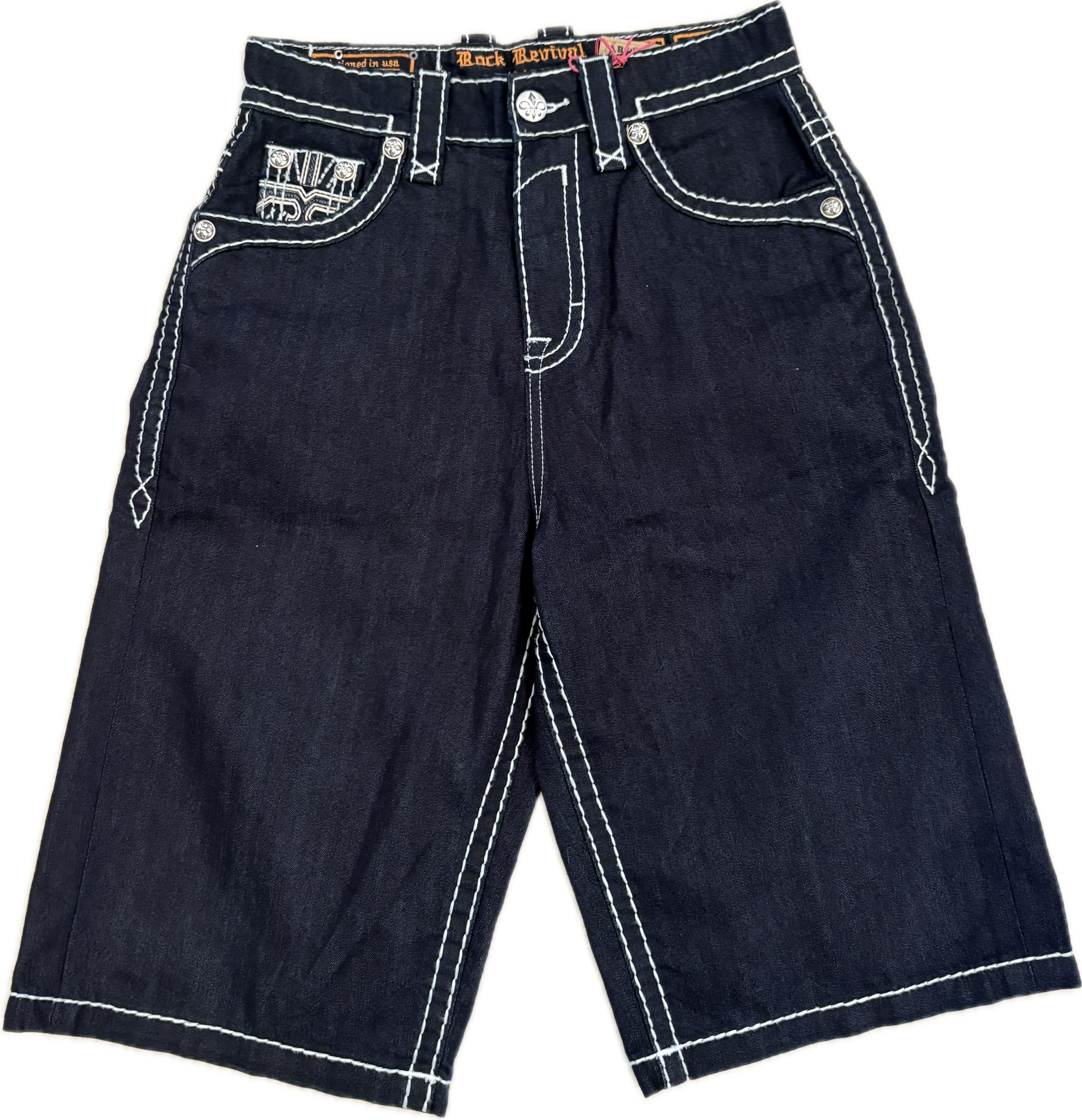 JADED LONDON ROCK REVIVAL INDIGO JORTS