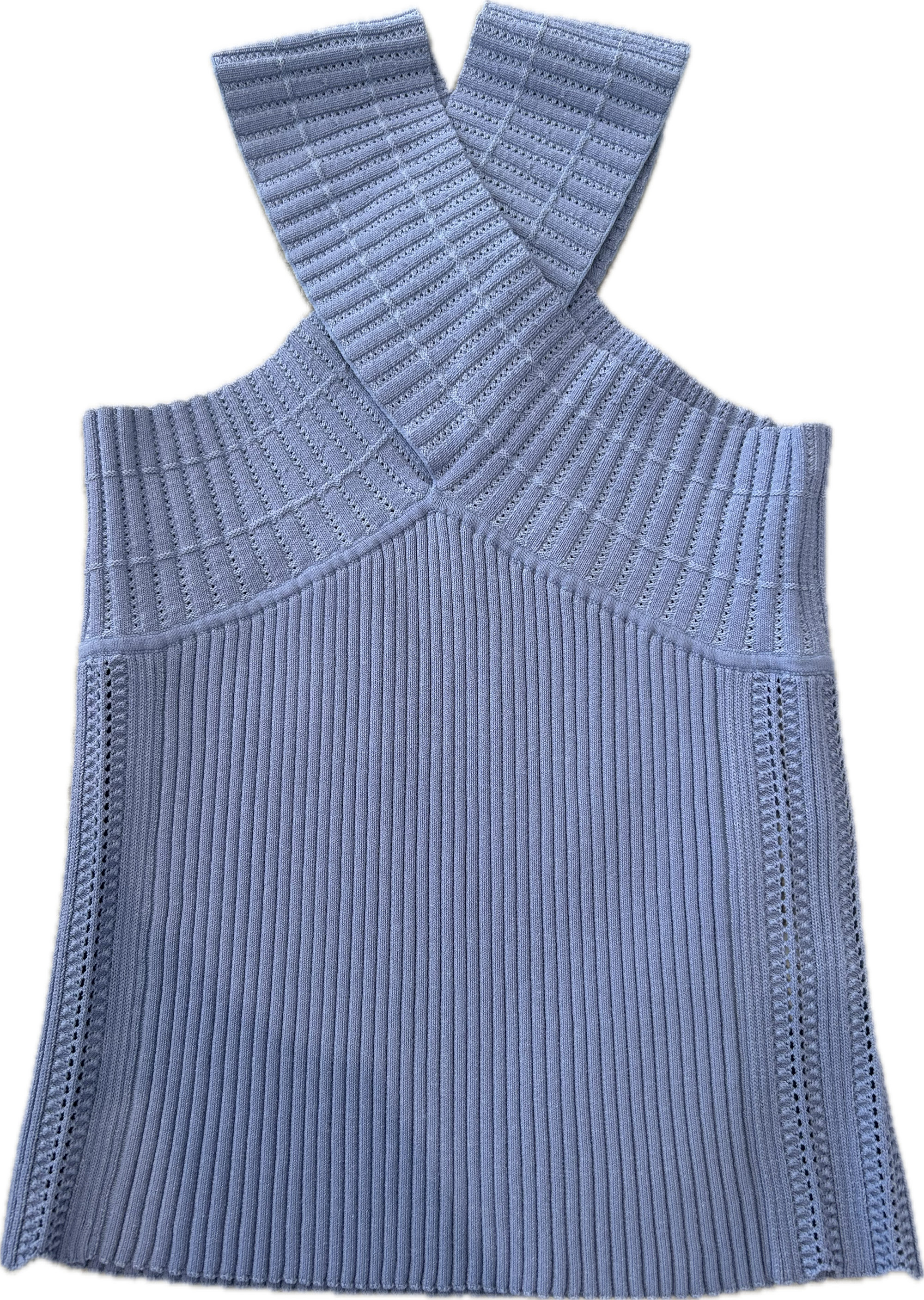 DION LEE SNAKESKIN RIBBED MINI SKIRT