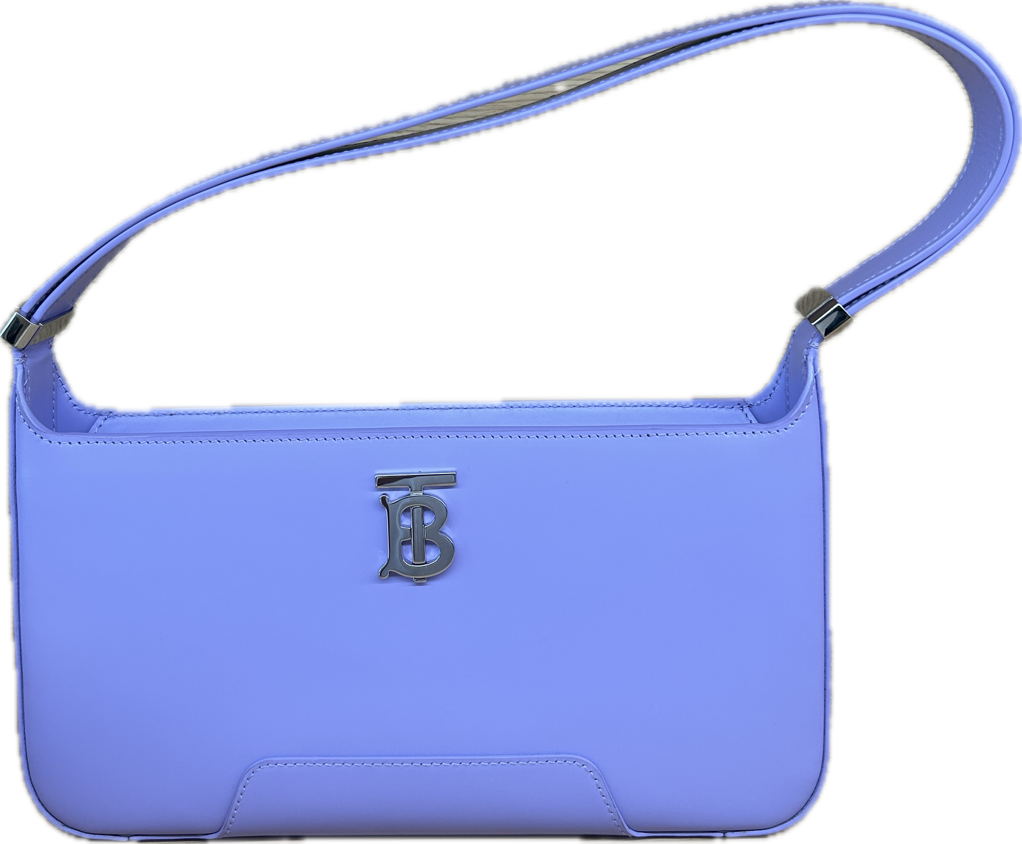 BURBERRY TB VIOLET LEATHER BAG