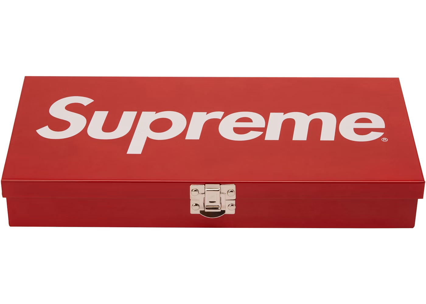 Supreme Large Metal Storage Box in Red