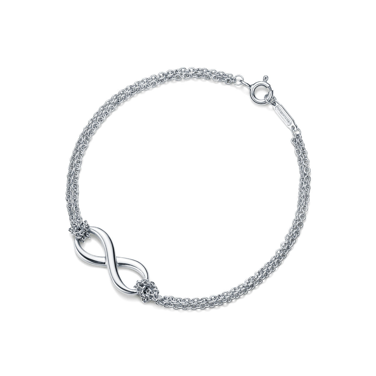 Tiffany & Co Double Chain Infinity Bracelet