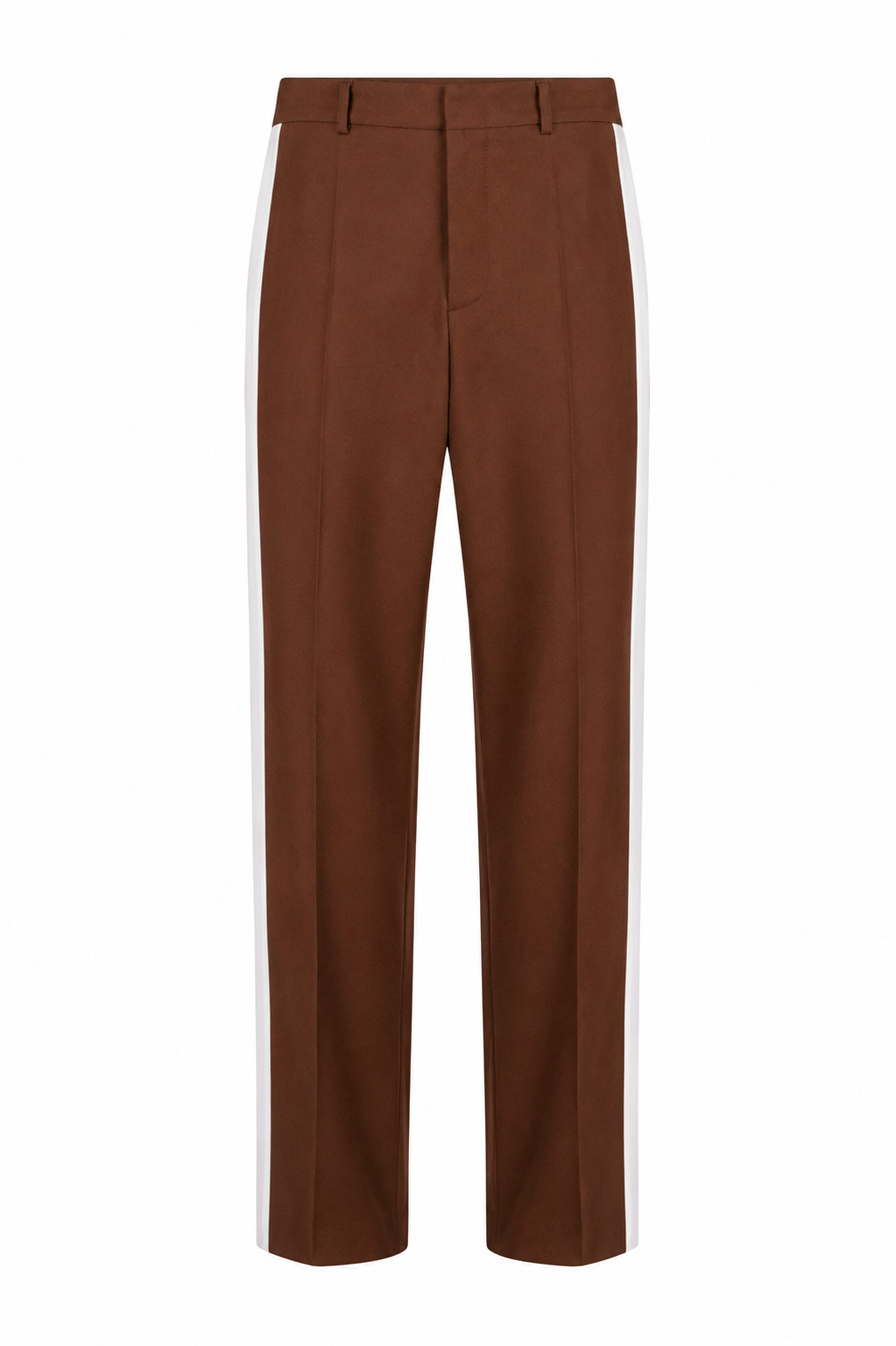 Valentino Tailoring Wool Trousers in Brown/Purple