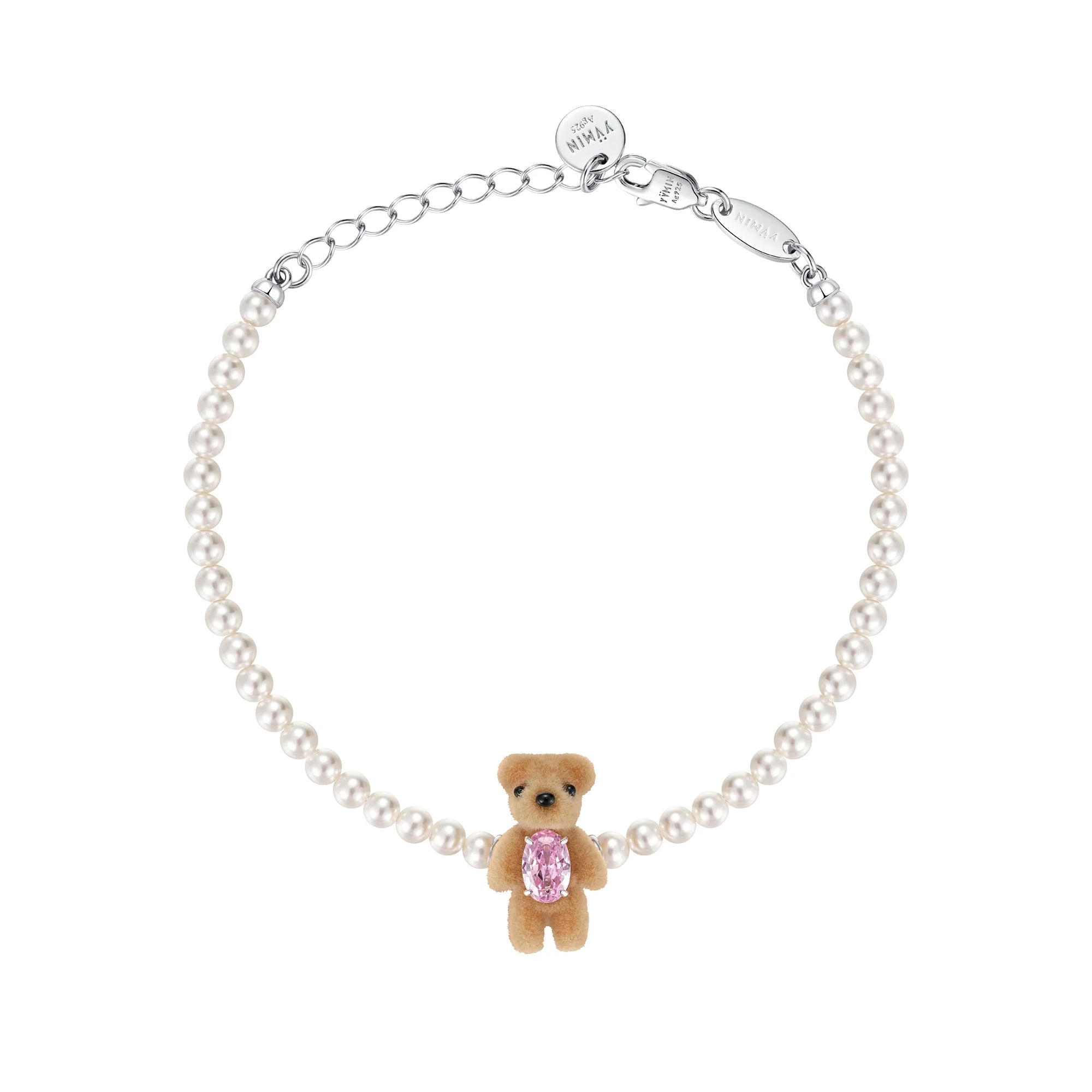 YVMIN Paradise Flocked Bear Bracelet