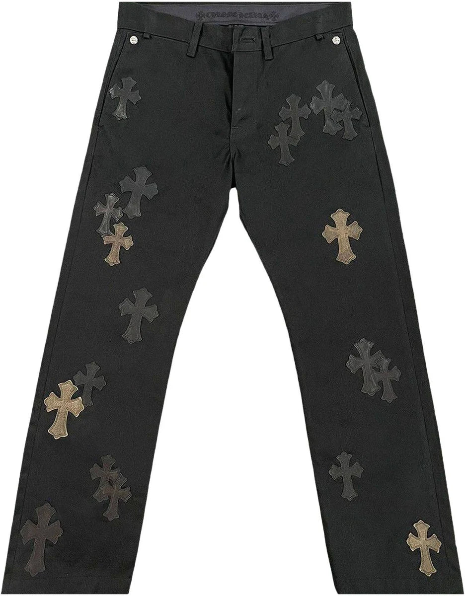 Chrome Hearts Cross Patch Chino Pants 'black/camo' - 40 Patches