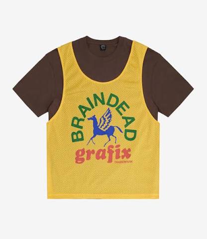 Brain Dead Grafix Jersey Top