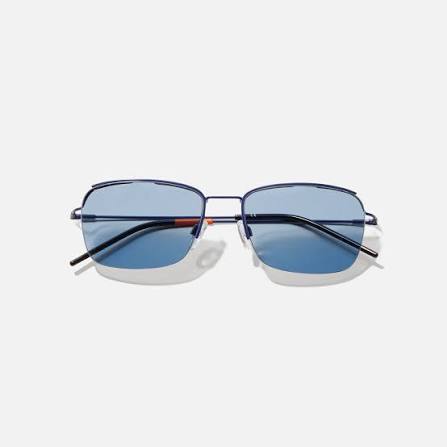 Calvin Klein x Heron Preston Frameless Sunglasses in Blue