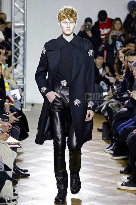 Christian Dada X Araki Embroidered Wool Coat *