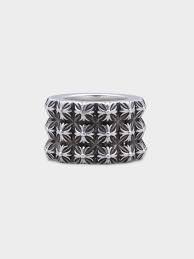 Chrome Hearts Triple Pete Punk Ring*