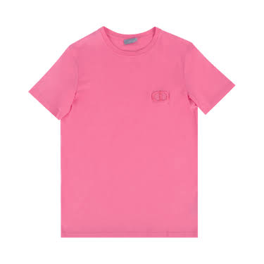 Christian Dior CD Embroidery T-shirt in Pink*
