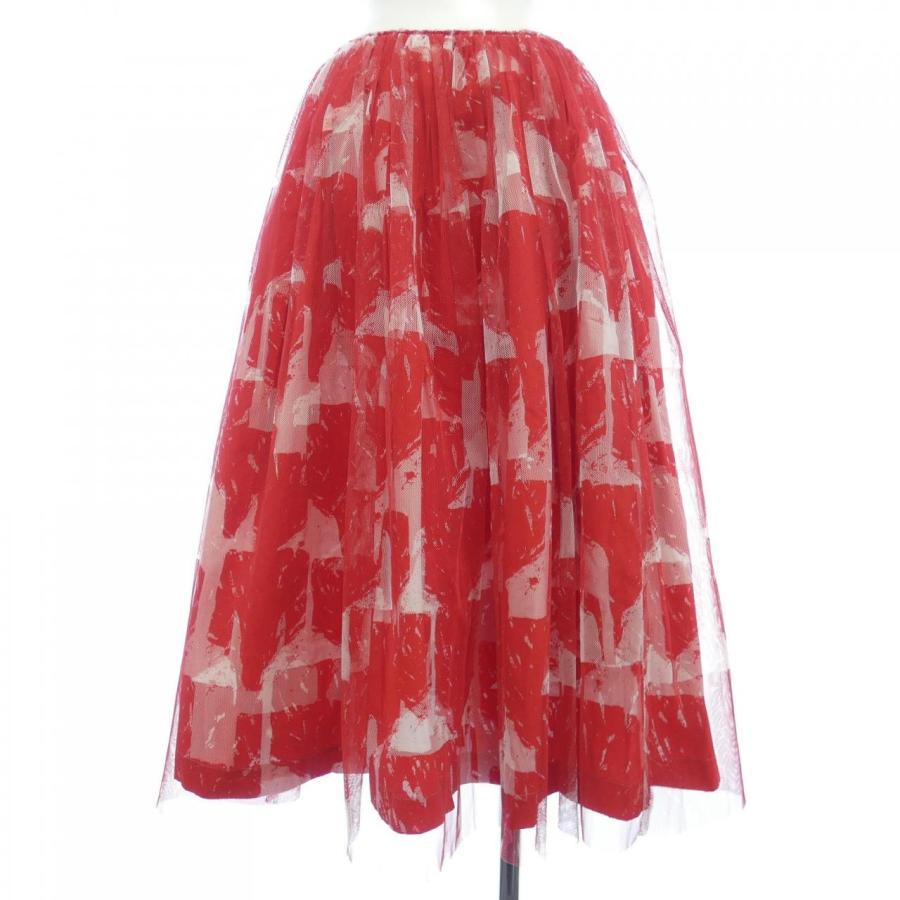 CDG Splatter Skirt in Red & White*