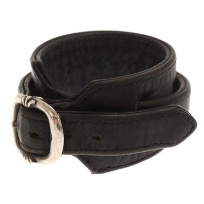 Chrome Hearts RR Tiny Buckle Rock 'n' Roll Leather Bracelet